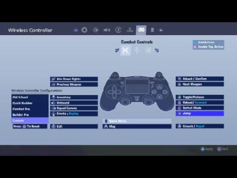 MY FORTNITE CONTROLLER KEYBIND SETTINGS - YouTube