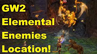 GW2 - Elemental Enemies Location! (Wizards Vault - Part 5) Guild Wars 2