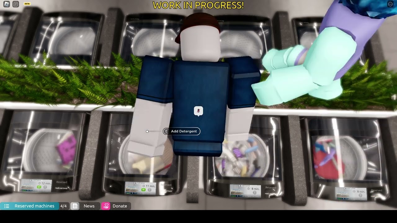 [ROBLOX] Washing & Drying Clothes in Washware [PRE-ALPHA]