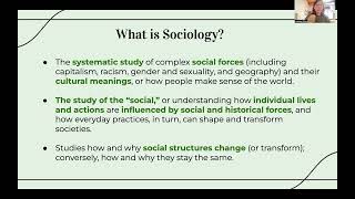 Fall 2025 Sociology Undergraduate Welcome Presentation