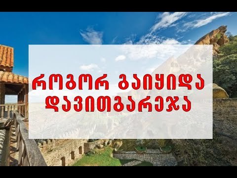 ვინ და როგორ ცდილობს გაყიდოს დავითგარეჯა!!!