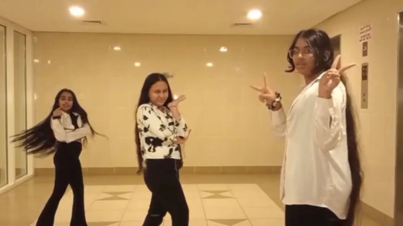 BLACKPINK Champion Cover (own steps) by Aadhya and @No.oneblinkaaa and a friend ✨ | @BLACKPINK 