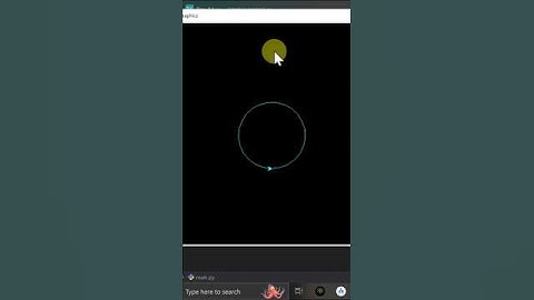 beautiful animation made by me using python #python #codewithhunter #viral #unfreez