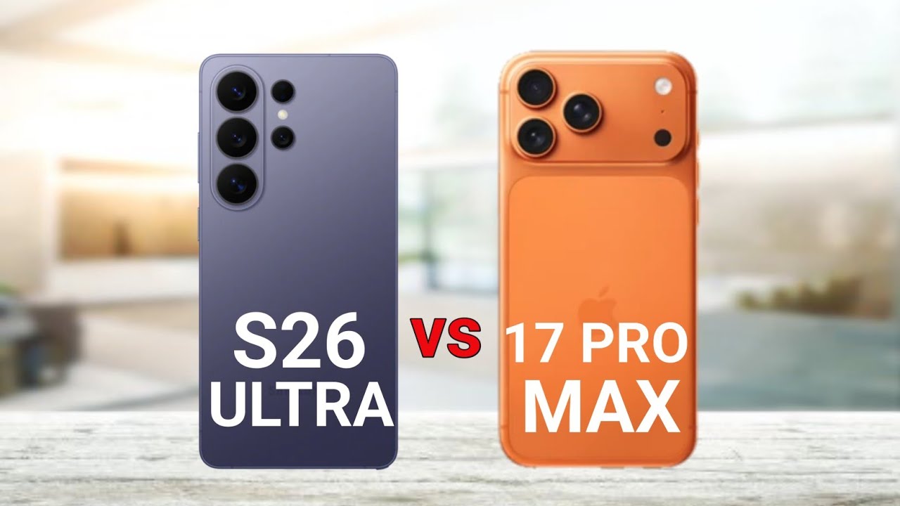 Samsung Galaxy S26 Ultra vs iPhone 17 Pro Max