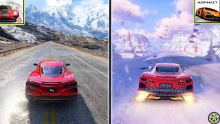 Racing Master vs Asphalt Legends: Mountain track Gameplay Comparison screenshot 1