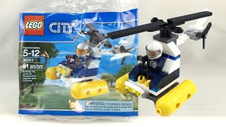 LEGO City Swamp Police Helicopter Set 30311 Bagged 