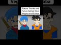 Future Trunks and Future Gohan Meet Vegeta and Cabba #shorts #dragonball #dragonballsuper #vegeta