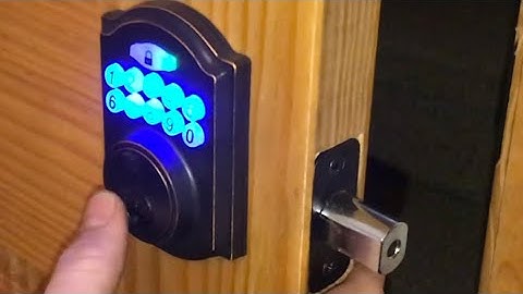 “changing” CODE on defiant electronic deadbolt (passcode) programming door lock keyless entry