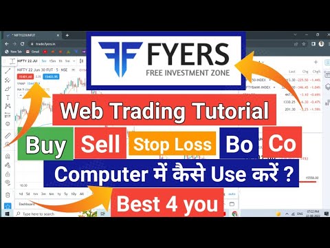 Fyers web trading platform | fyers trading platform pc | fyers web tutorial |fyer buy sell tutorial