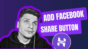 How Do I Add Facebook Share Button Onhostinger Website Builder
