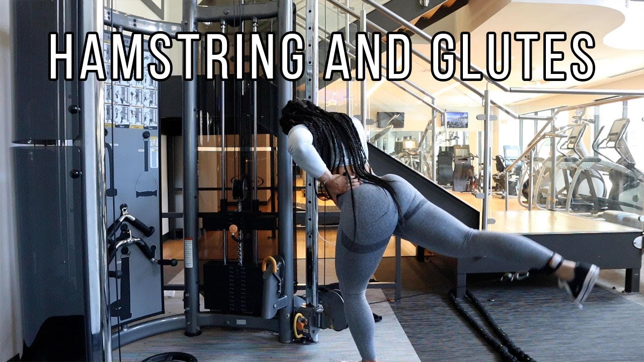 HAMSTRINGS & GLUTES FOCUSED LEG WORKOUT - YouTube