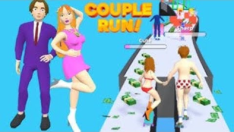 COUPLE RUN ! Gameplay Walkthrough Part 1 All levels 1 12 Android, iOS