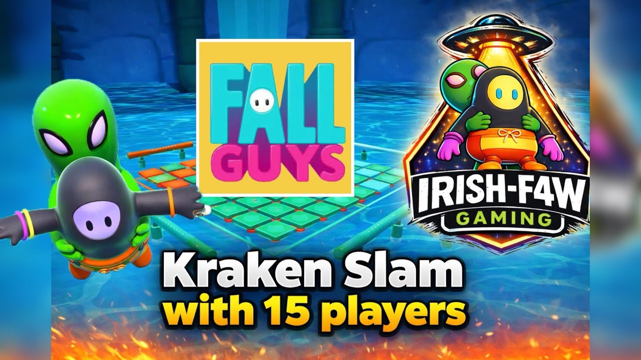 How I Survived This…  Fall Guys Kraken Slam with 15 Players #fallguys #fallguyscustom #gameplay 