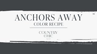 Mix It Up! Paint Color Mixing Recipes by Country Chic Paint | Anchors Away - Muted Dark Navy Blue