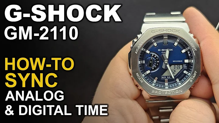 Gshock GM-2110 - Adjusting watch hands - Module 5611