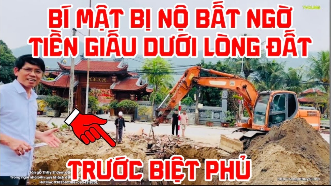 P3 Bí Mật Không Ngờ Tiền Giấu Dưới Lòng Đất Phát Hiện Khi Phá Dỡ Nhà Phải Dùng Máy Múc Kéo Lên 