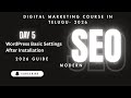 WordPress Basic Settings After Installation | Must Do Setup for Beginners (2026 Guide)