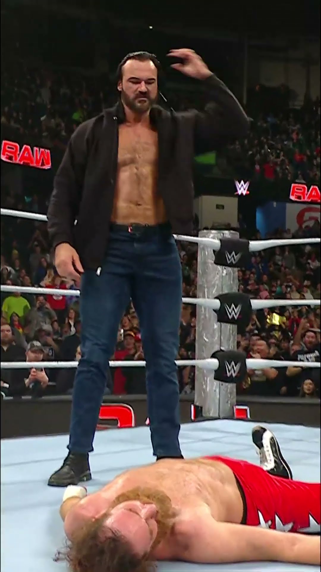Drew McIntyre JUST HIT Sami Zayn WITH THE CLAYMORE! ??? #WWERaw