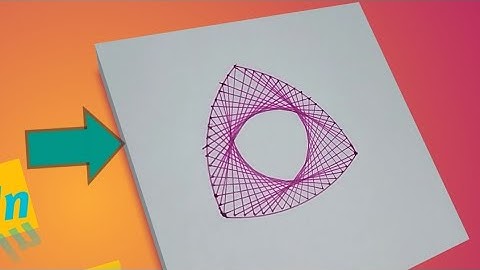 How To Draw Triangle In Spirograph Pattern♦️♦️ || Geometric Art