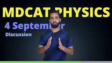 4th September PMC MDCAT Physics MCQs discussion || MDCAT 2021 preparation