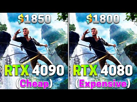 RTX 4090 (Cheap ) vs RTX 4080 (Expensive) | PC Gameplay Tested in 8 Games