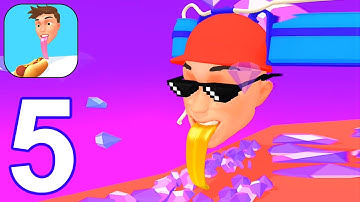 Lick Food - Lick Runner - Gameplay Part 5 All Levels 41-45 (Android, iOS) #5