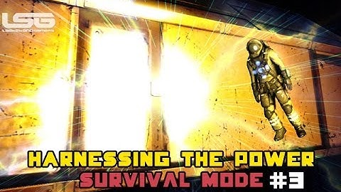 Space Engineers - Big Green Eco Machine Building A Base Part 3