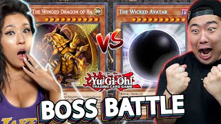 Winged Dragon of RA vs Wicked Avatar in this EPIC BOSS BATTLE in Yu-Gi-Oh Master Duel