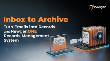 Smarter Archival with NewgenONE Records Management System | Newgen Software