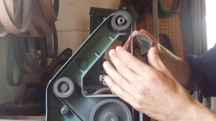 How to sharpen knives on a 1x30 grinder