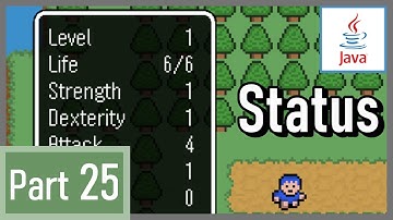 Character Status - How to Make a 2D Game in Java #25