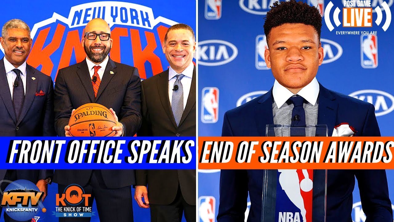 New York Knicks News 🏀 The Front Office Speaks! Knicks End Of Season Awards YouTube