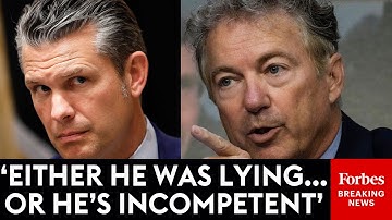 JUST IN: Rand Paul Drops The Hammer On Pete Hegseth Over Deadly Caribbean Boat Strikes