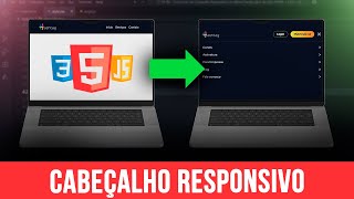Como Criar um Cabeçalho Responsivo com Menu Hamburguer do Zero (HTML + CSS + JS)