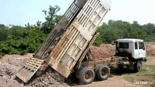 รถบรรทุกสิบล้อเทดิน ดั้มดิน Dump Truck | Che Chef