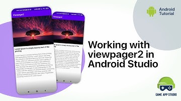 How to use ViewPager2 in Android Studio | Game App Studio | Kotlin and Java Lessons