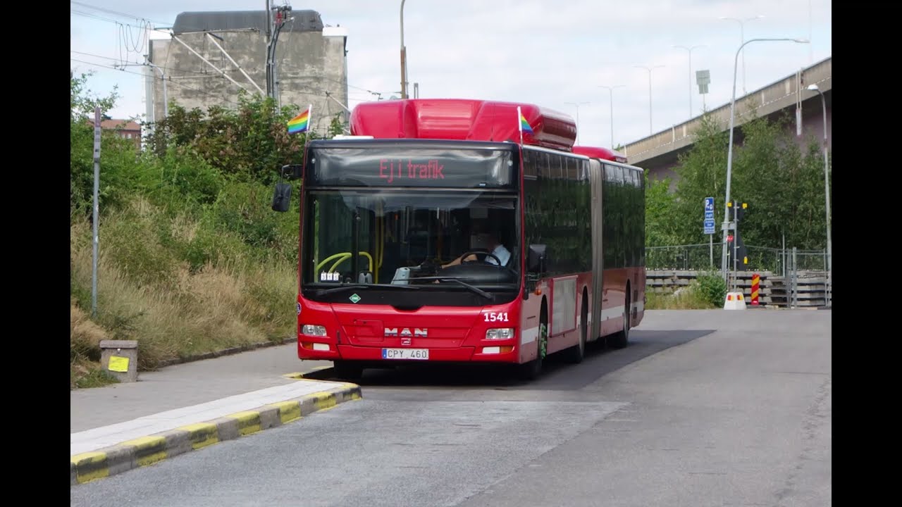 Man Lion´s City A23 CNG ride Stockholm Line 76