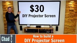 In this video i build a professional looking diy projection screen for
my acer h5380bd projector http://amzn.to/2hkuiqv . am using wood frame
and blackou...