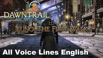 Final Fantasy XIV Dawntrail - New Alliance Raid Jeuno the First Walk All Battle Voice Lines English