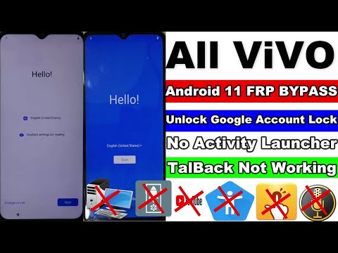 All ViVO Android 11 FRP Bypass 100 Working Without PC 2023 | Vivo Android 11 FRP Latest Security