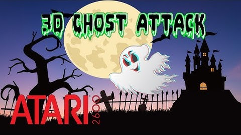 3D Ghost Attack Atari 2600 Gameplay ( No Commentary )