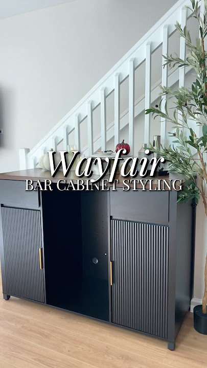 #wayfair #barcabinet #homestyle #homedecor #fallaesthetic #fyp falldecor #aesthetics #organization