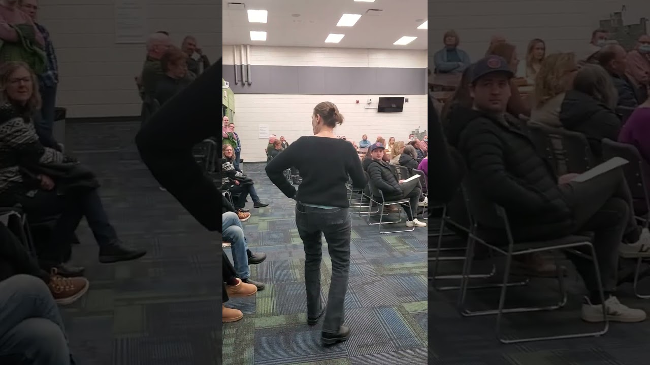 Trish Oliver at Royal Oak master plan town hall meeting