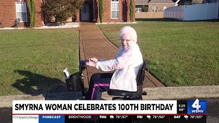 Smyrna woman celebrates 100th birthday