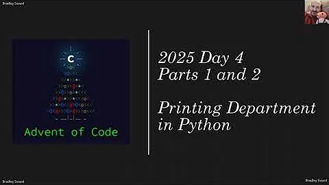 Advent of Code 2025 - Day 04 -  Printing Department in Python