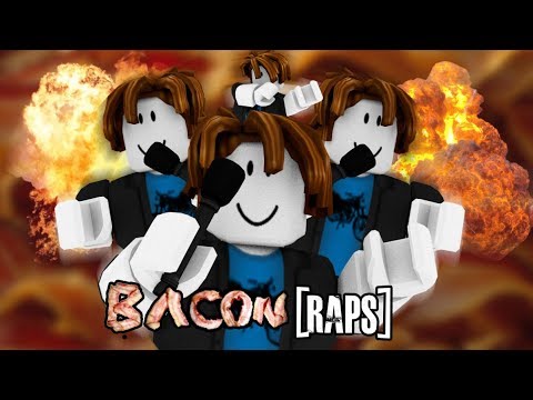 Roblox Trolling As Bacon Hairs In Rap Battles Fire Youtube - supreme bacon logo roblox