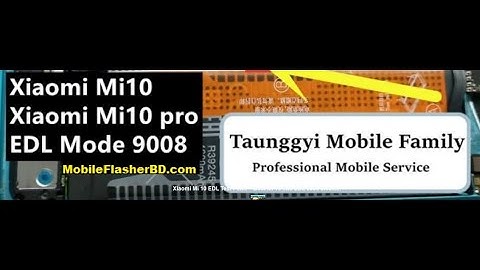Xiaomi Mi 10 EDL Test Point – Boot Mi 10 Into EDL 9008 Mode Latest Update By GSM Free Equipment