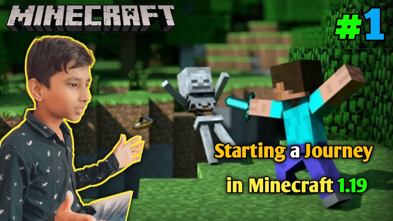 Minecraft Survival Pocket Edition Hindi || EP 1 || mcpe 1.19 - YouTube