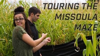 Billy and Charene Tour the Missoula Corn Maze