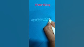 Aari work water filling/#aariwork/#shorts